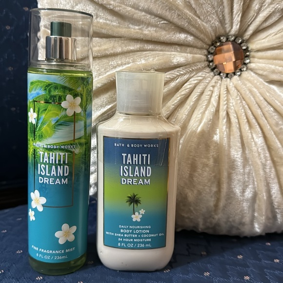 BATH & BODY WORKS SET. . . TAHITI ISLAND DREAM SCENT - Picture 2 of 6